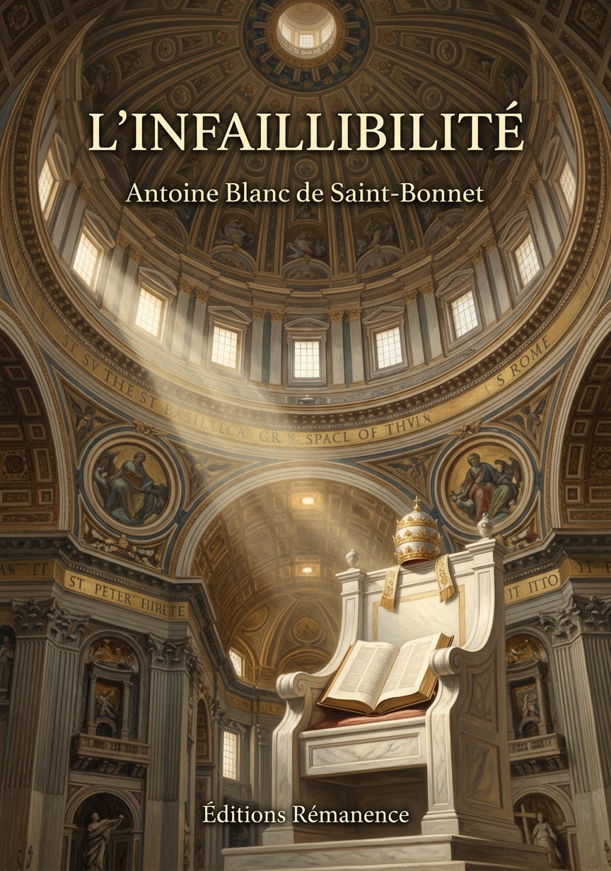 L'infaillibilité - Antoine Blanc de Saint-Bonnet (Couverture)
