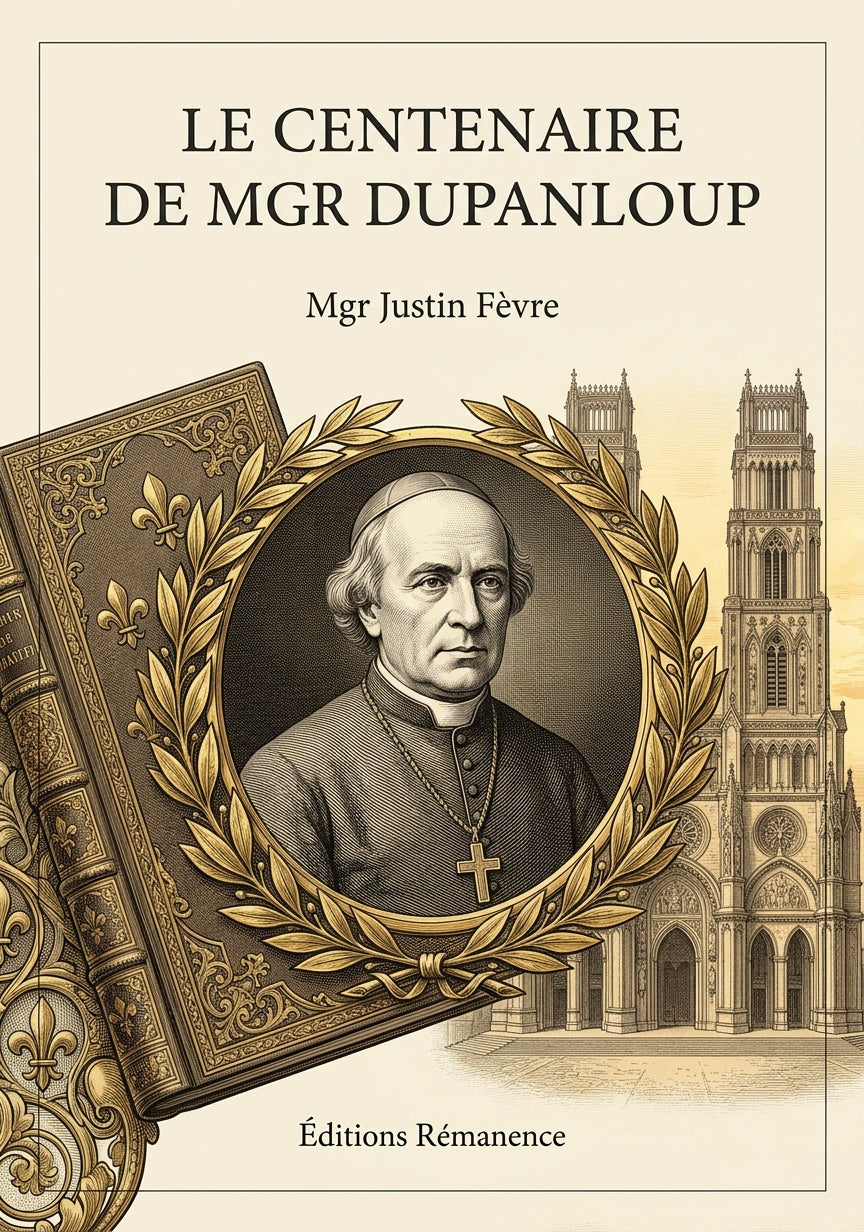 le centenaire de Mgr Dupanloup - Mgr Justin Fèvre (Couverture)