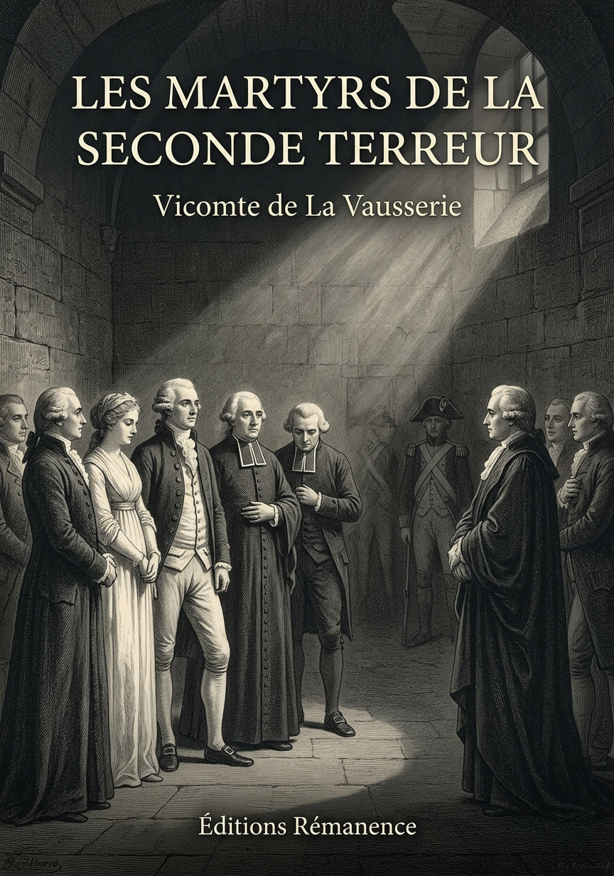 Les martyrs de la seconde terreur - Vicomte de La Vausserie (Couverture)