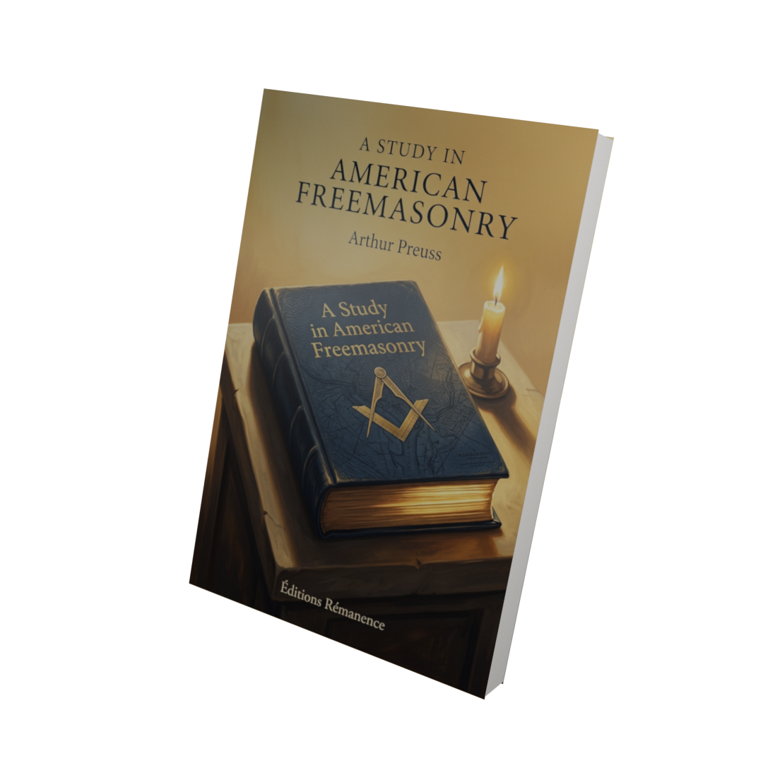 A study in American Freemasonry - Arthur Preuss (Vue 3D)