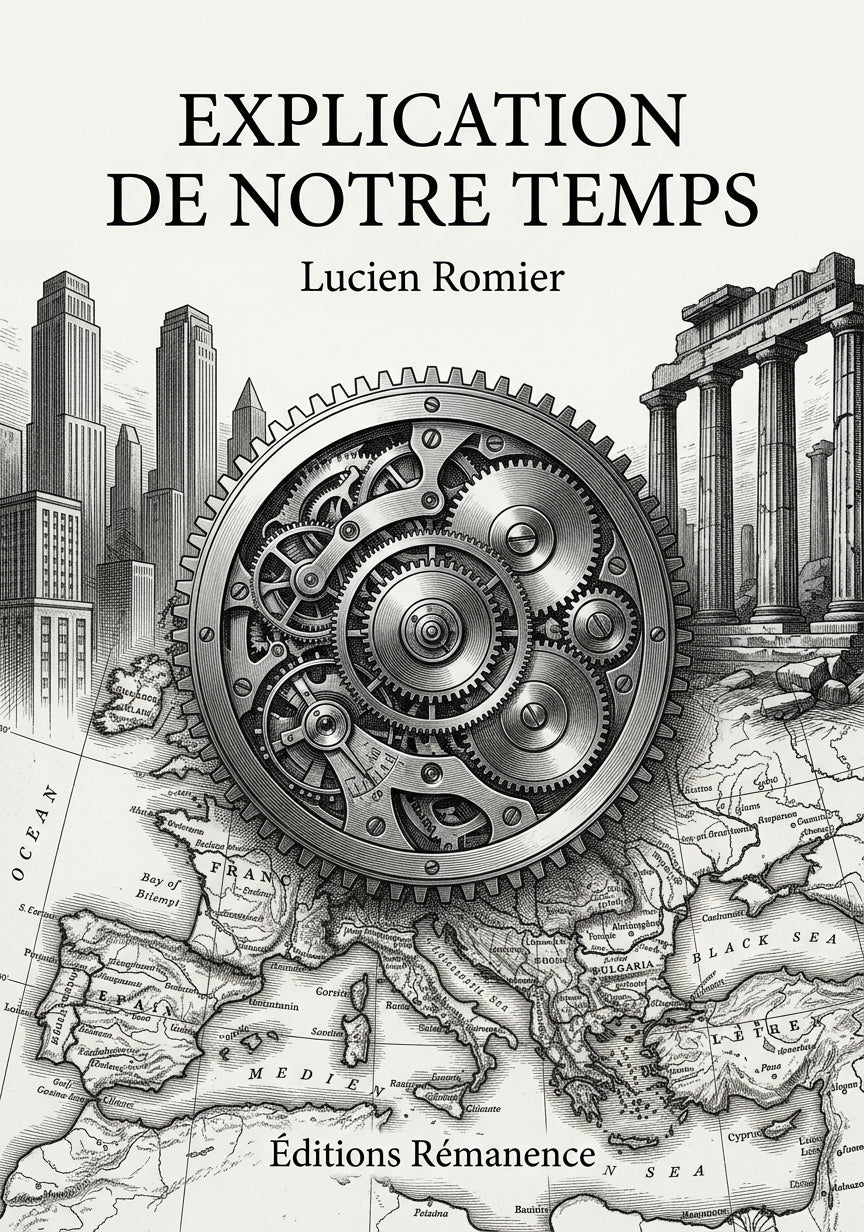 Explication de notre temps - Lucien Romier (Couverture)