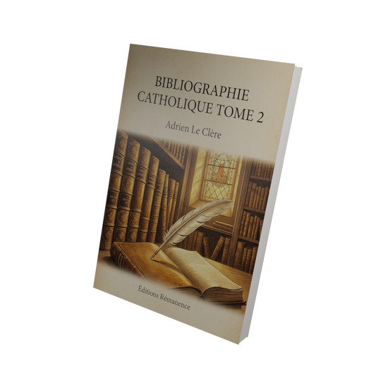 Bibliographie catholique Tome 2 - Adrien Le Clère (Vue 3D)