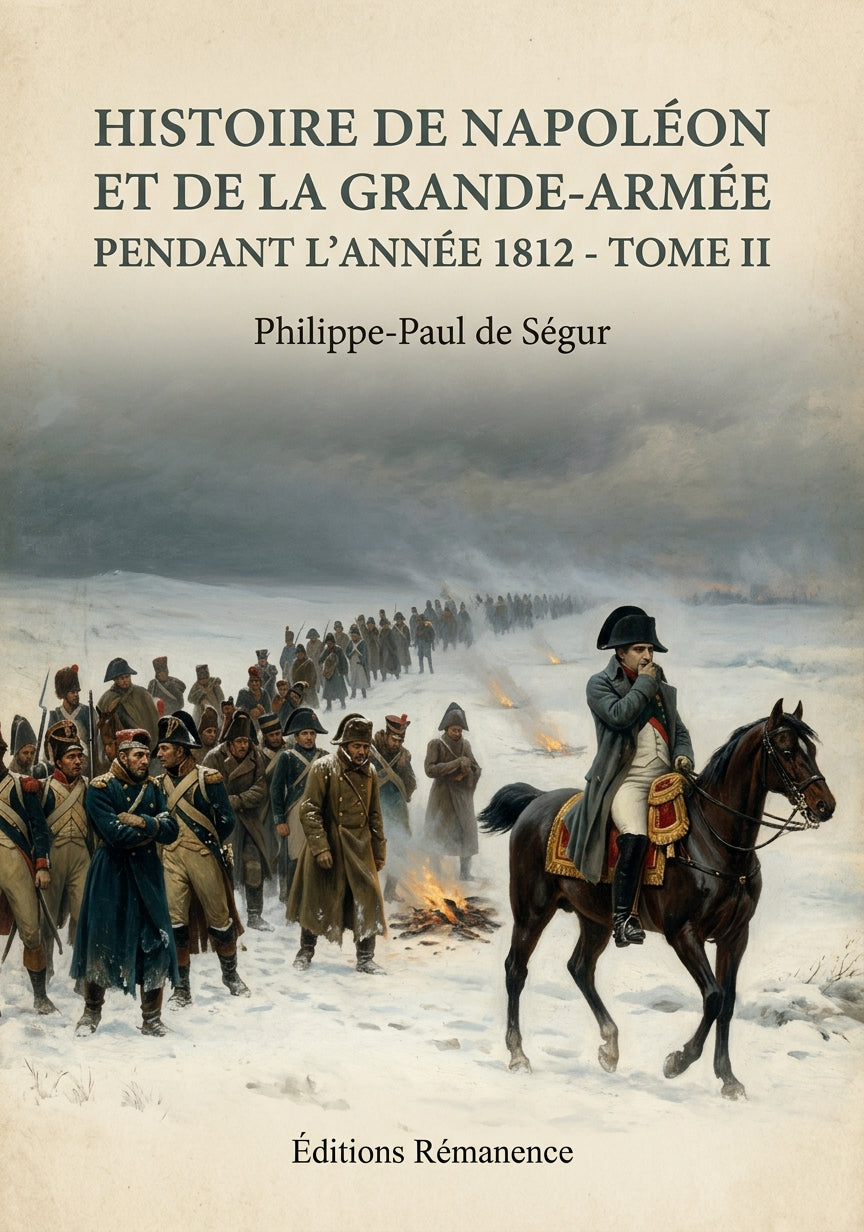 Histoire de Napoléon et de la Grande-Armée pendant l'année 1812 - Tome II - Philippe-Paul de Ségur (Couverture)