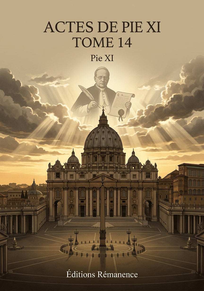 Actes de Pie XI Tome 14 - Pie XI (Couverture)