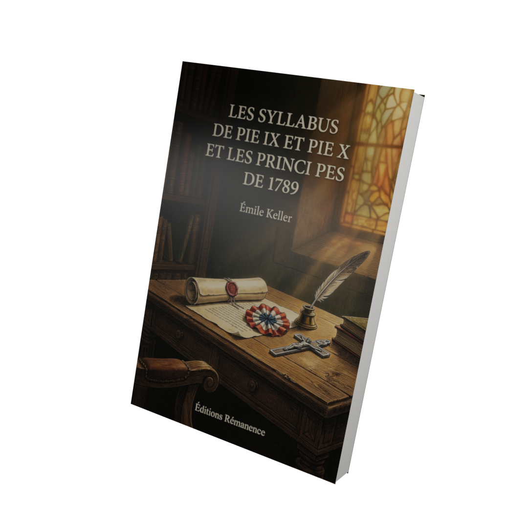 Les syllabus de Pie IX et Pie X et les principes de 1789 - Émile Keller (Vue 3D)