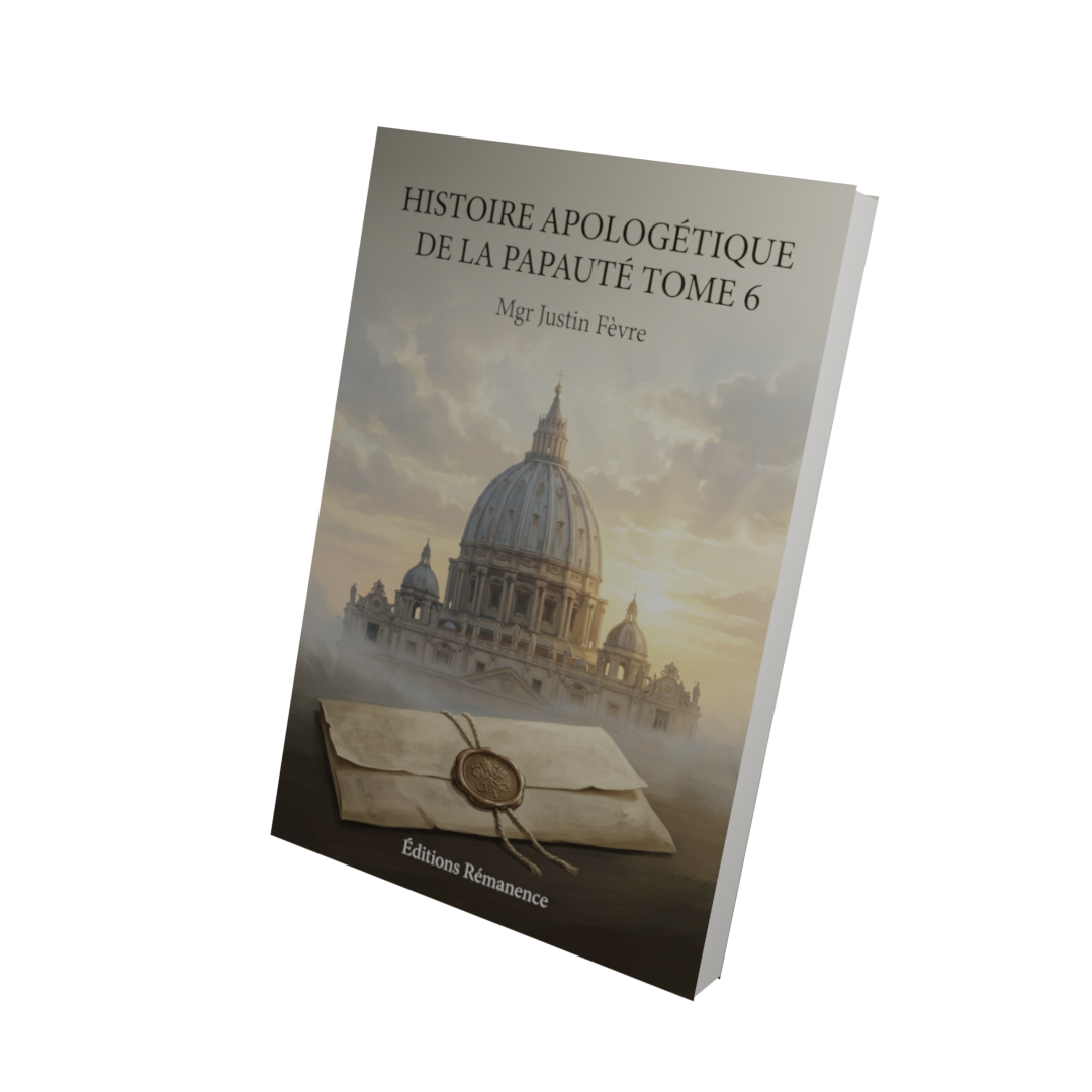 Histoire apologétique de la papauté Tome 6 - Mgr Justin Fèvre (Vue 3D)