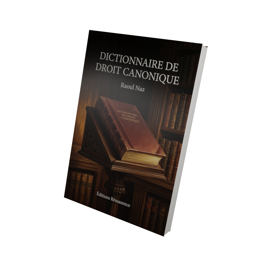 Dictionnaire de Droit canonique - Raoul Naz (Vue 3D)