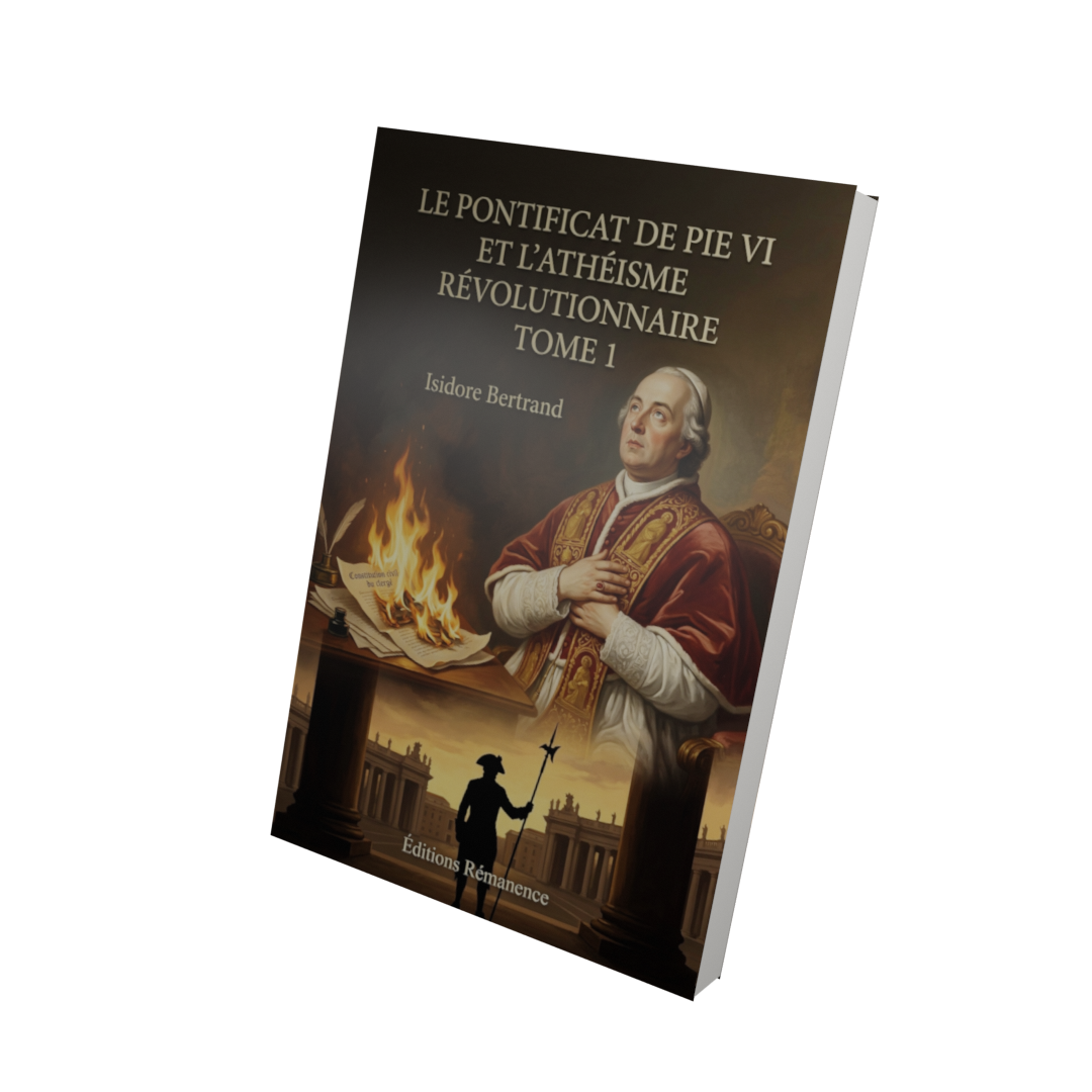 Le pontificat de Pie VI et l'athéisme révolutionnaire Tome 1 - Isidore Bertrand (Vue 3D)
