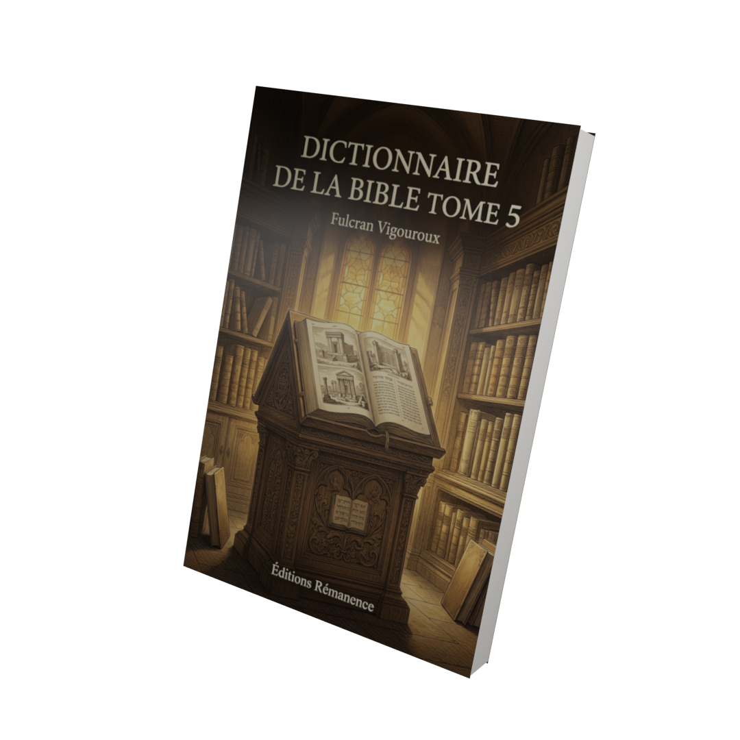 Dictionnaire de la Bible Tome 5 - Fulcran Vigouroux (Vue 3D)