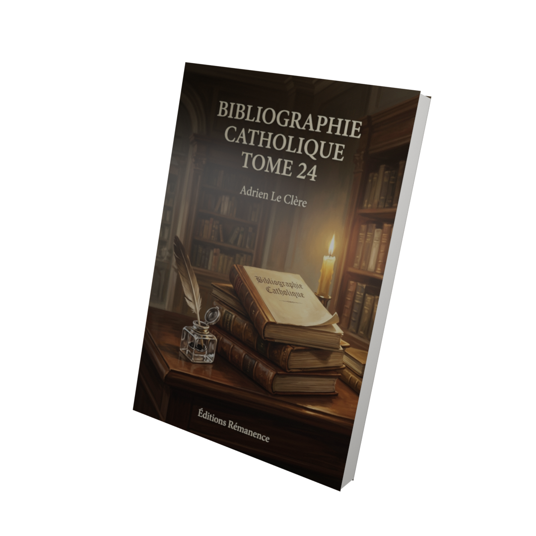 Bibliographie catholique Tome 24 - Adrien Le Clère (Vue 3D)
