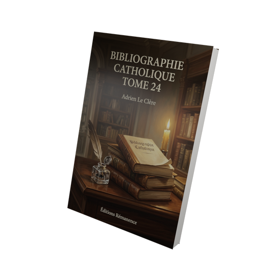 Bibliographie catholique Tome 24 - Adrien Le Clère (Vue 3D)
