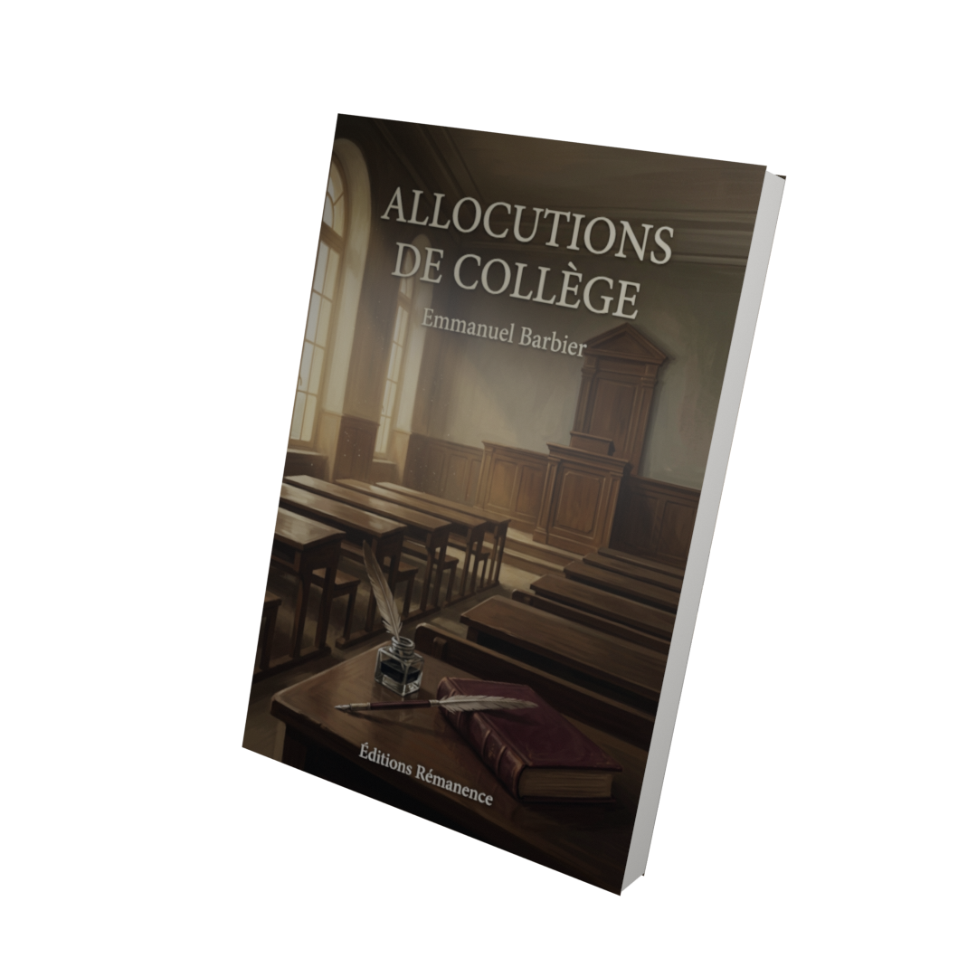 Allocutions de collège - Emmanuel Barbier (Vue 3D)