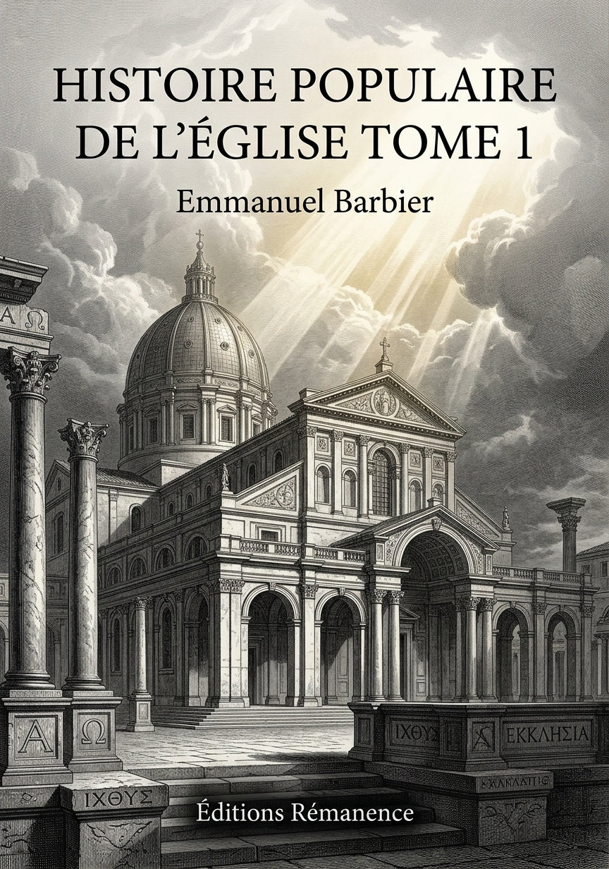 Histoire populaire de l'Église Tome 1 - Emmanuel Barbier (Couverture)