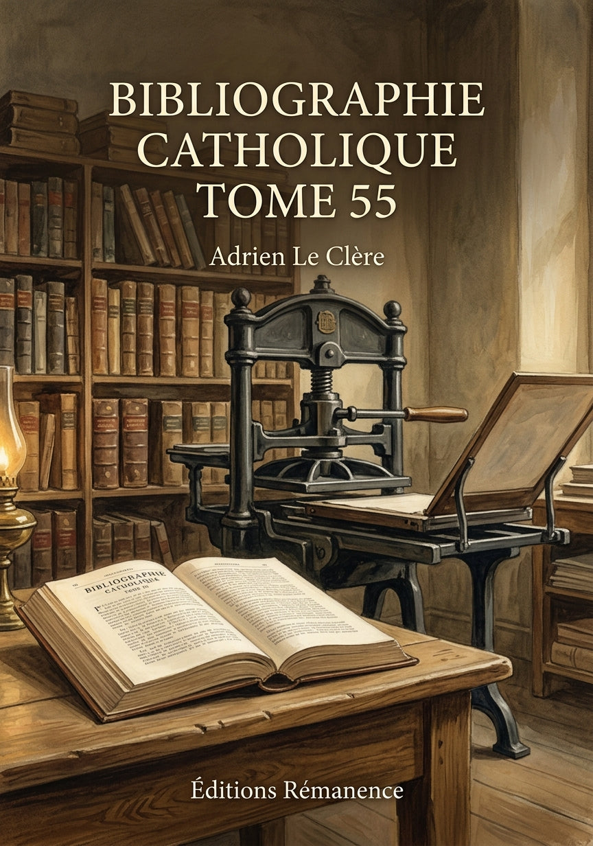Bibliographie catholique Tome 55 - Adrien Le Clère (Couverture)