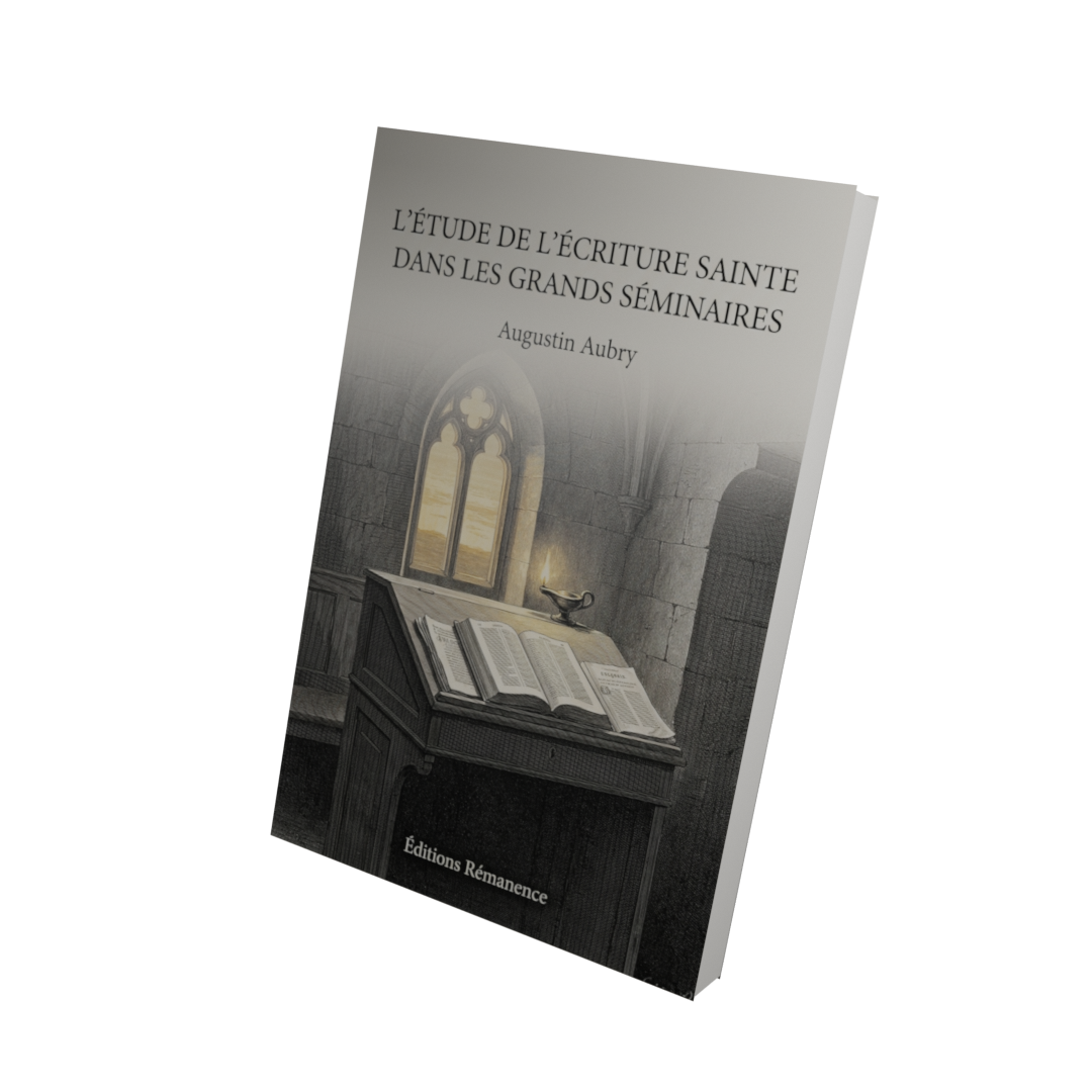 L'étude de l'Écriture Sainte dans les grands séminaires - Augustin Aubry (Vue 3D)