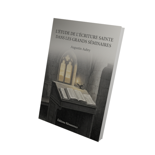 L'étude de l'Écriture Sainte dans les grands séminaires - Augustin Aubry (Vue 3D)
