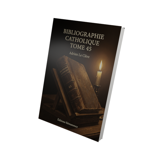 Bibliographie catholique Tome 45 - Adrien Le Clère (Vue 3D)
