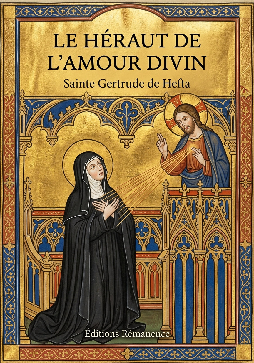 Le héraut de l'amour divin - Sainte Gertrude de Hefta (Couverture)