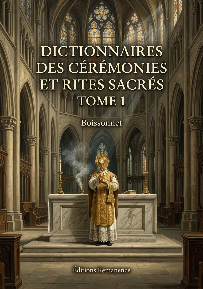 Dictionnaires des cérémonies et rites sacrés Tome 1 - Boissonnet (Couverture)