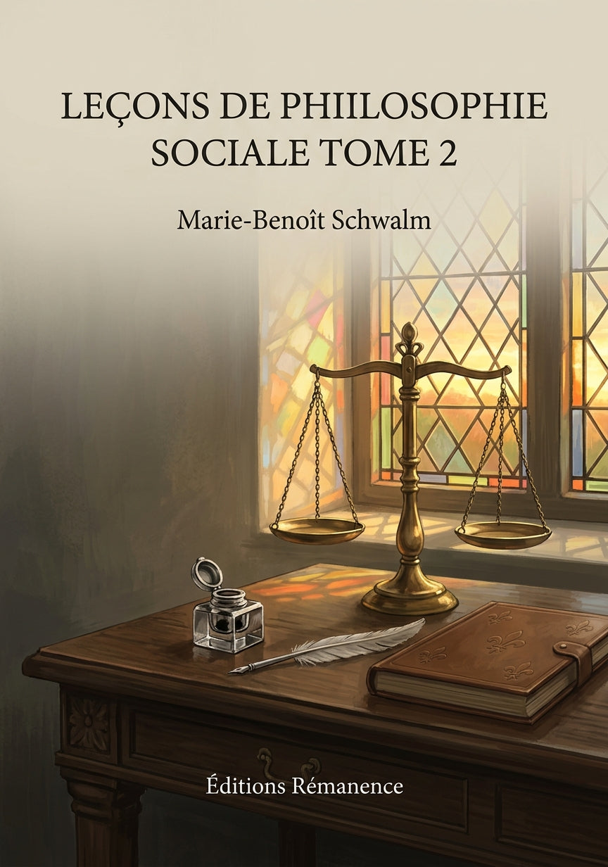 Leçons de philosophie sociale Tome 2 - Marie-Benoît Schwalm (Couverture)