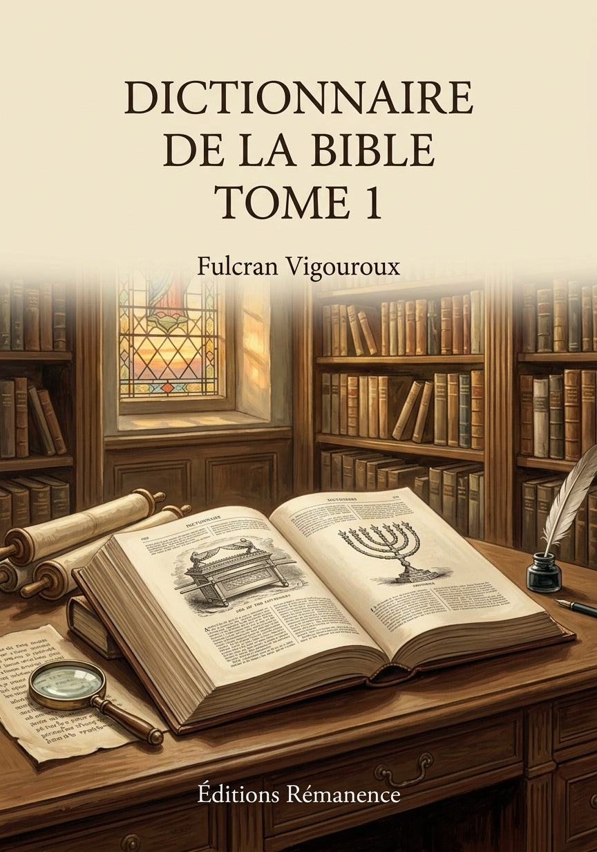 Dictionnaire de la Bible Tome 1 - Fulcran Vigouroux (Couverture)