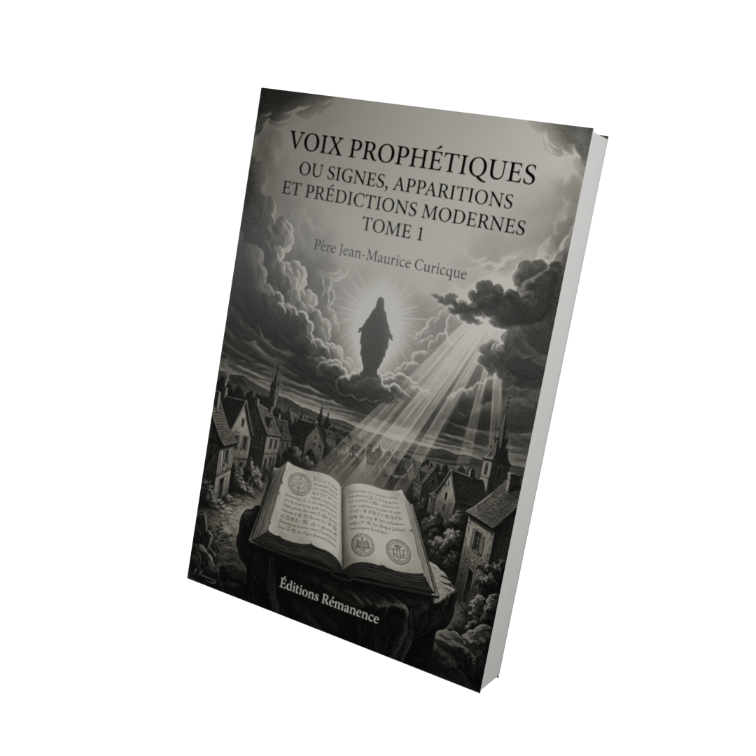 Voix prophétiques ou signes, apparitions et prédictions modernes Tome 1 - Père Jean-Maurice Curicque (Vue 3D)