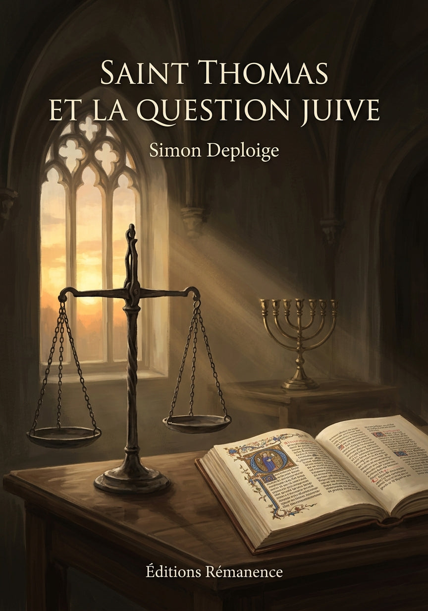 Saint Thomas et la question juive - Simon Deploige (Couverture)
