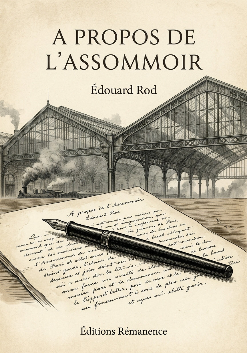 A Propos de l'Assommoir - Édouard Rod (Couverture)