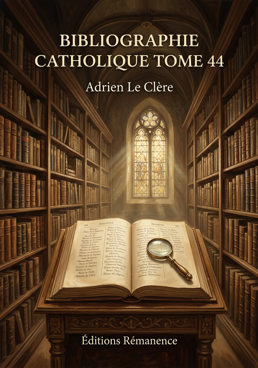 Bibliographie catholique Tome 44 - Adrien Le Clère (Couverture)