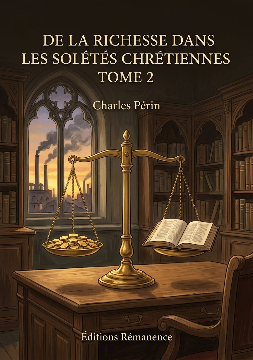 De la richesse dans les sociétés chrétiennes Tome 2 - Charles Périn (Couverture)