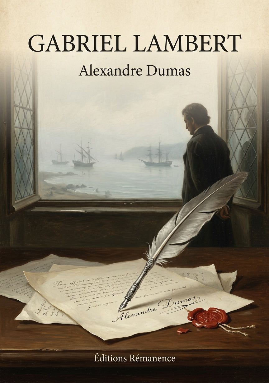 Gabriel Lambert - Alexandre Dumas (Couverture)