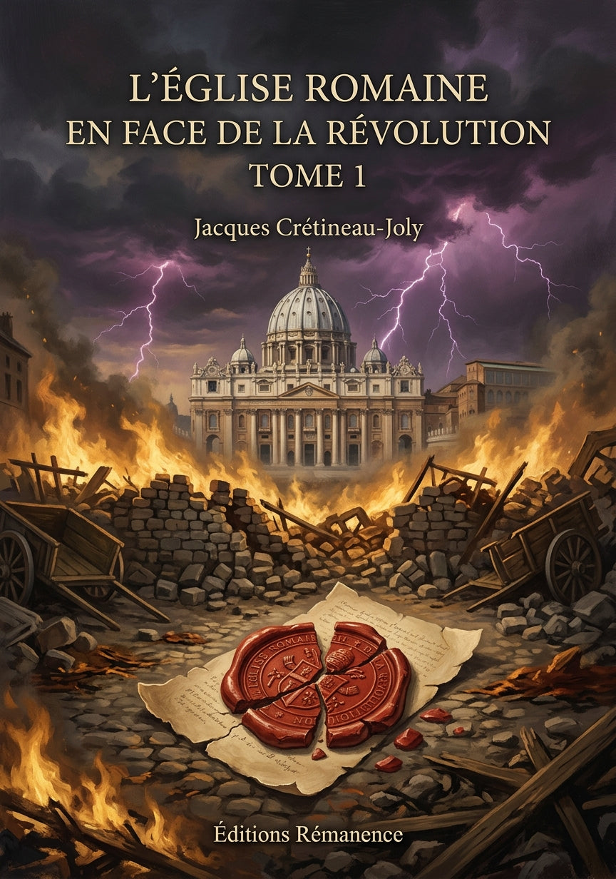 L'Église romaine en face de la révolution Tome 1 - Jacques Crétineau-Joly (Couverture)