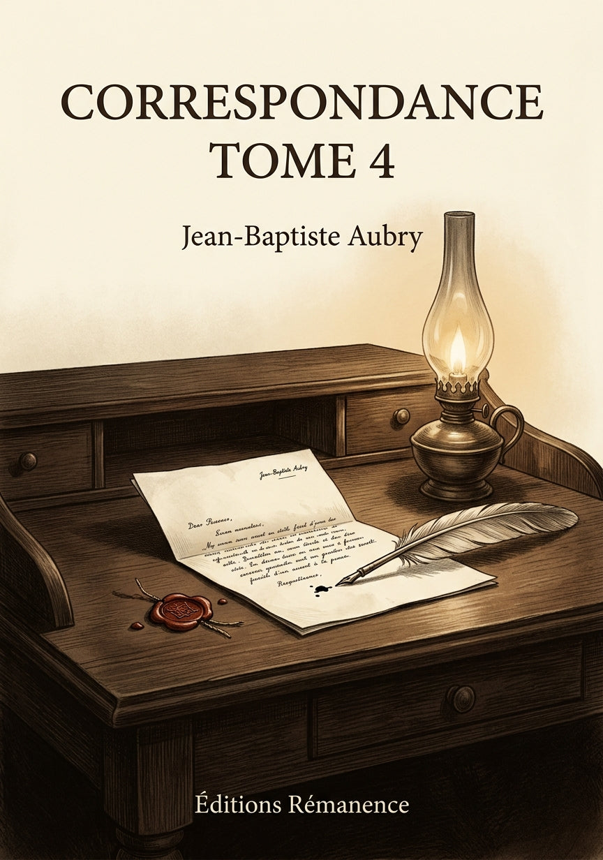 Correspondance Tome 4 - Jean-Baptiste Aubry (Couverture)