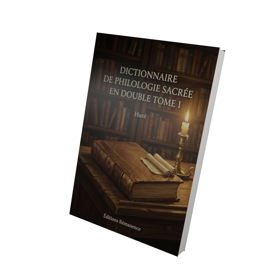 Dictionnaire de philologie sacrée en double Tome 1 - Huré (Vue 3D)