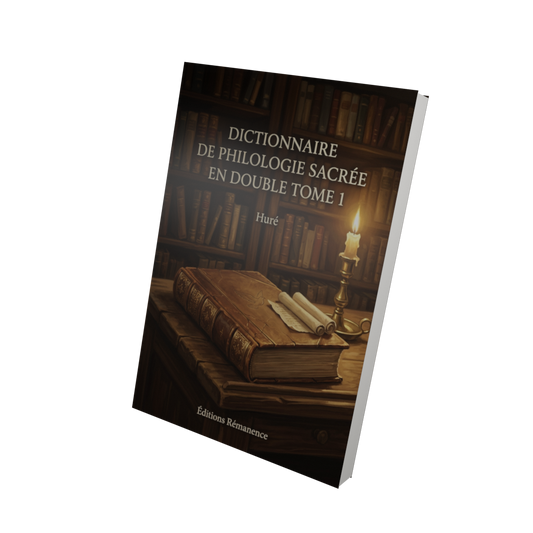 Dictionnaire de philologie sacrée en double Tome 1 - Huré (Vue 3D)