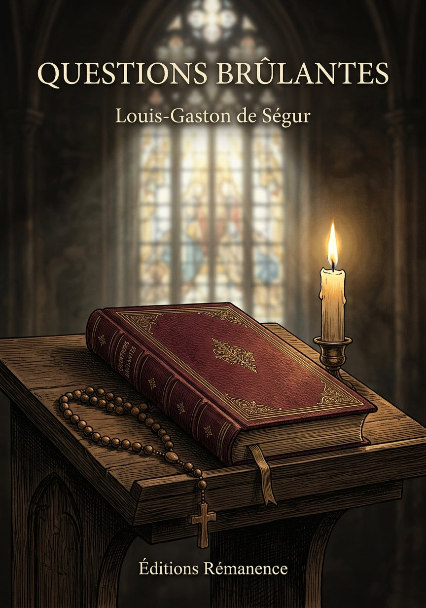 Questions brûlantes - Louis-Gaston de Ségur (Couverture)