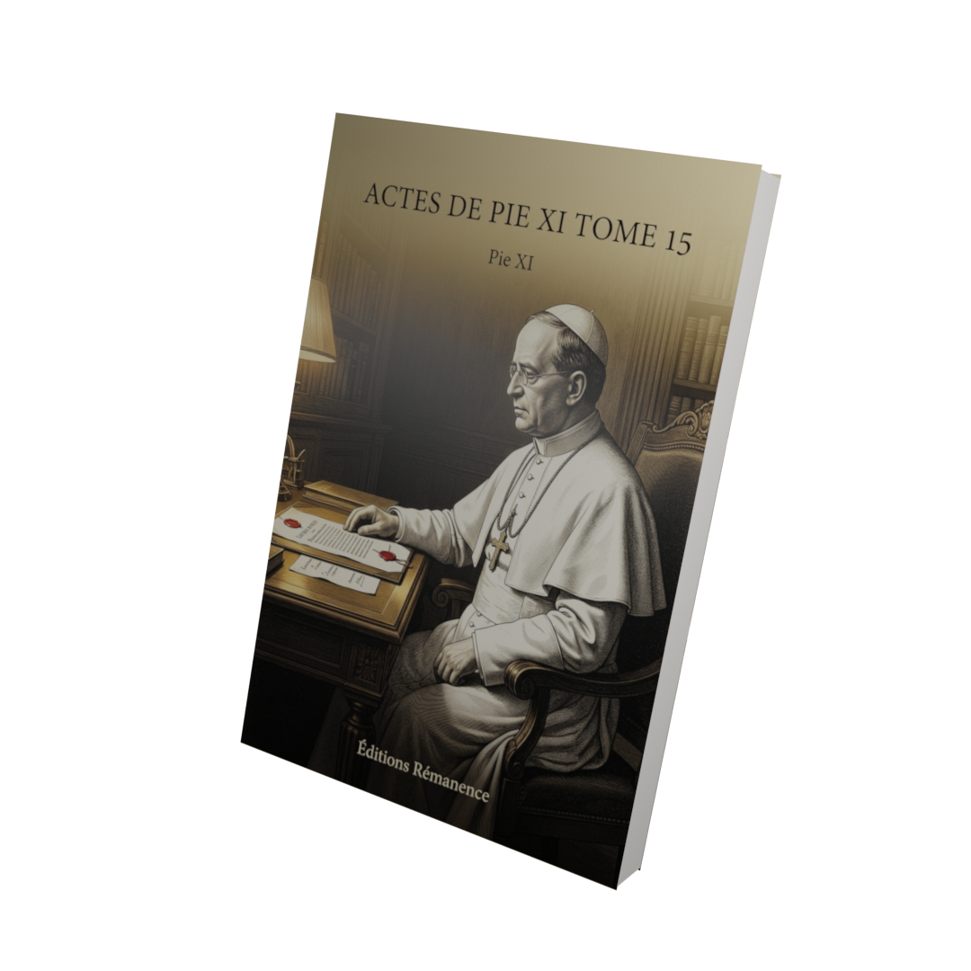 Actes de Pie XI Tome 15 - Pie XI (Vue 3D)