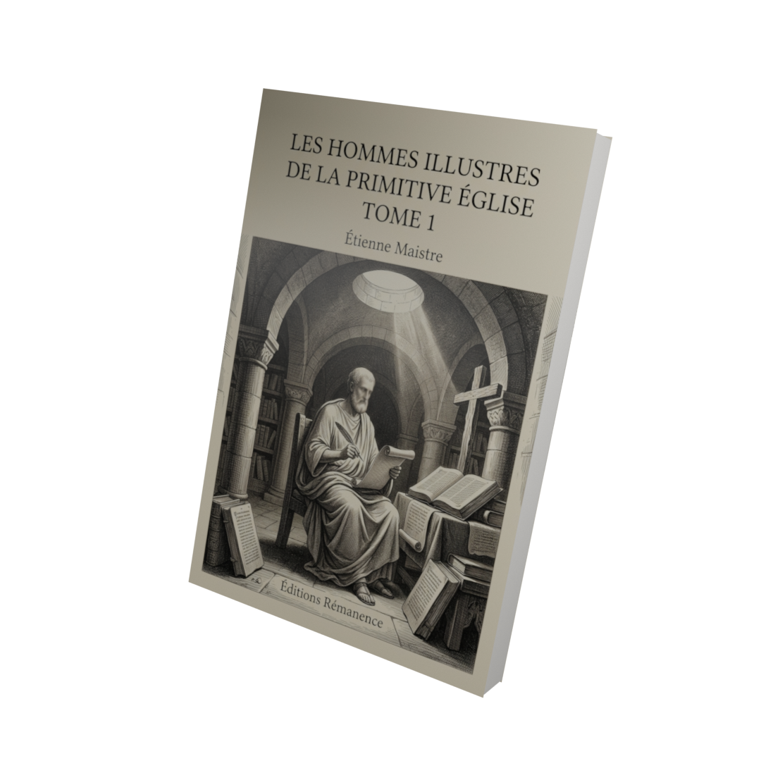 Les hommes illustres de la primitive Église Tome 1 - Étienne Maistre (Vue 3D)