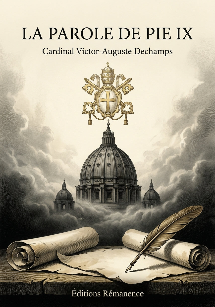 La parole de Pie IX - Cardinal Victor-Auguste Dechamps (Couverture)