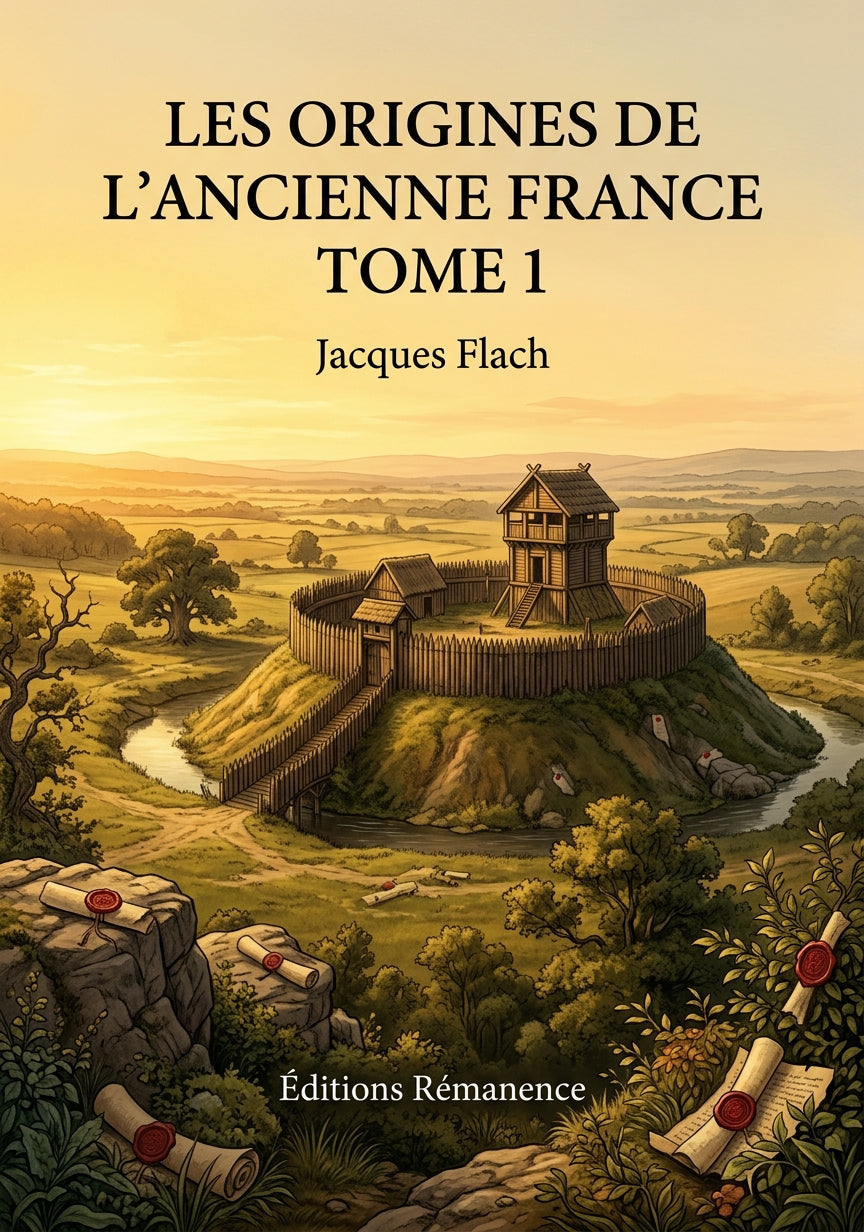 Les origines de l'Ancienne France Tome 1 - Jacques Flach (Couverture)