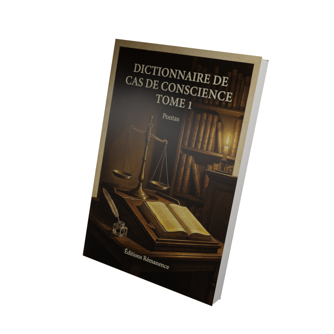 Dictionnaire de cas de conscience Tome 1 - Pontas (Vue 3D)