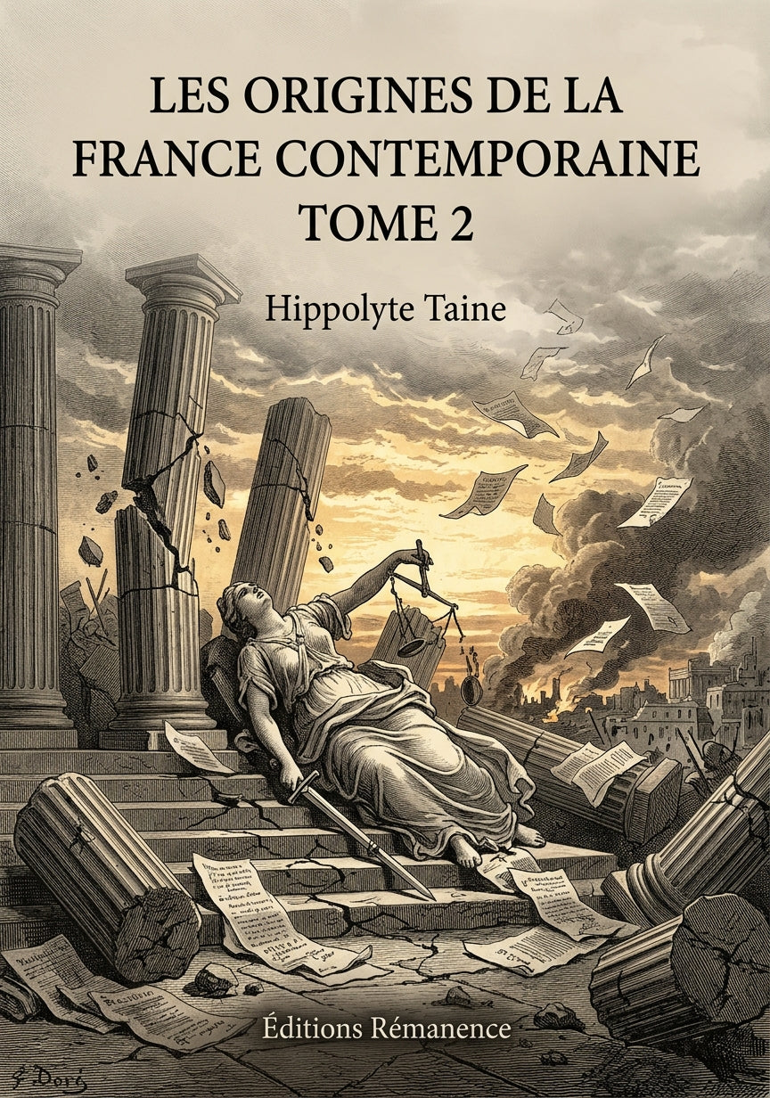 Les origines de la France contemporaine Tome 2 - Hippolyte Taine (Couverture)