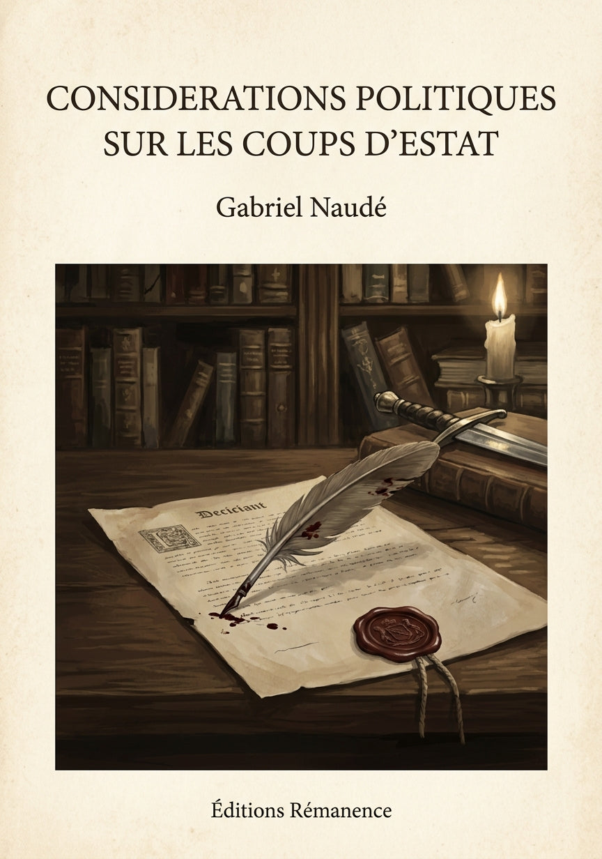 Considerations politiques sur les coups d'estat - Gabriel Naudé (Couverture)