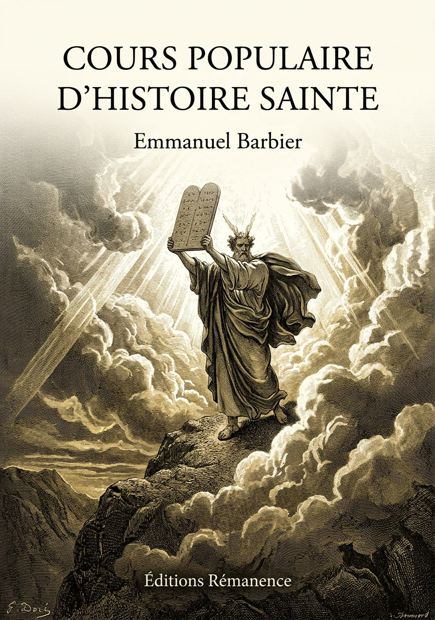 Cours populaire d'histoire sainte - Emmanuel Barbier (Couverture)