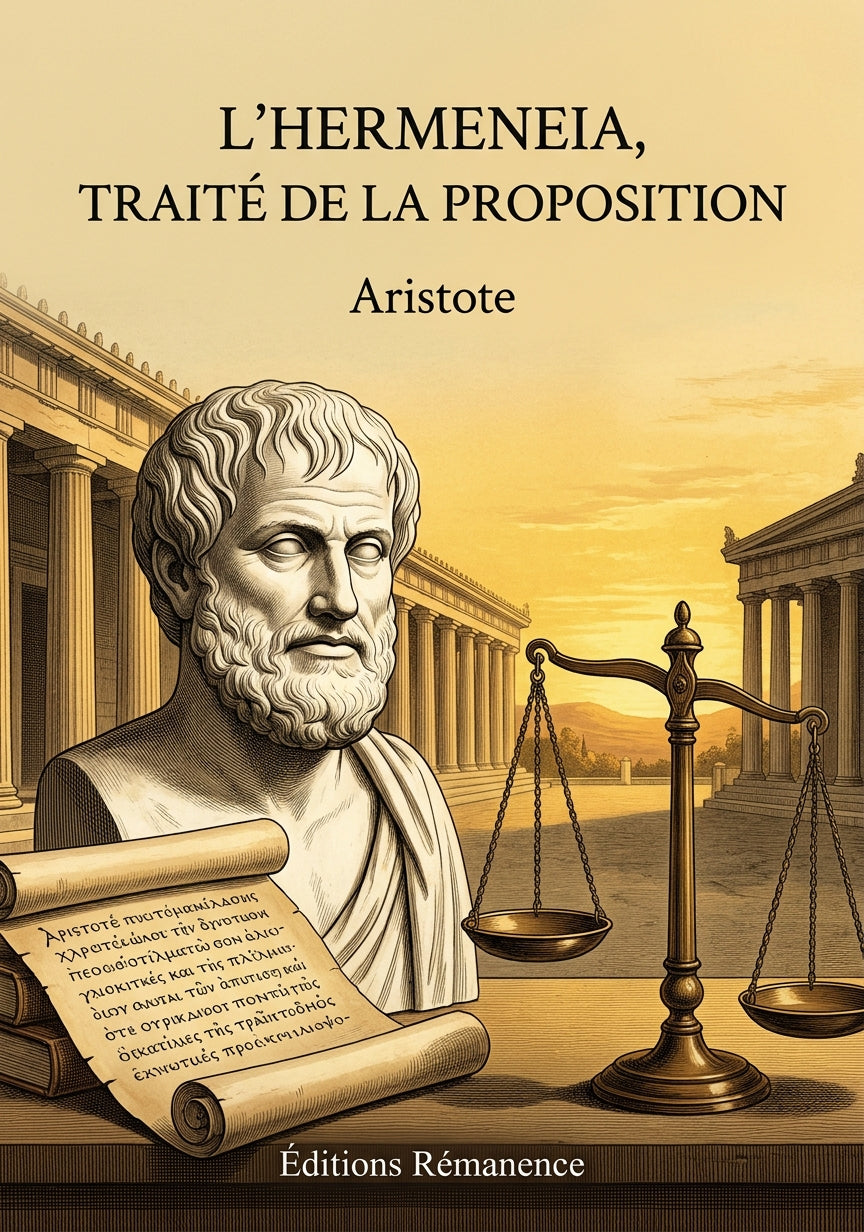 L'Hermeneia, traité de la proposition - Aristote (Couverture)