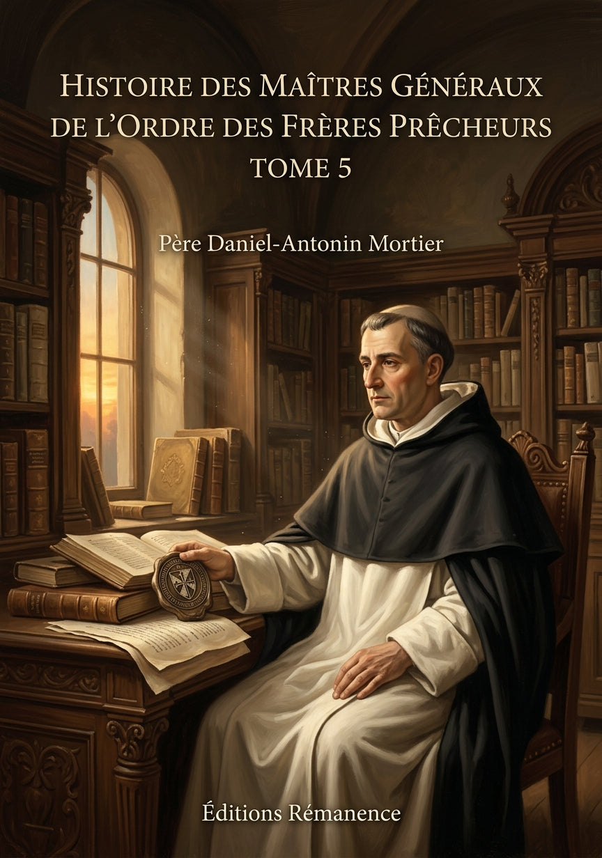 Histoire des maîtres généraux de l'ordre des frères prêcheurs Tome 5 - Père Daniel-Antonin Mortier (Couverture)