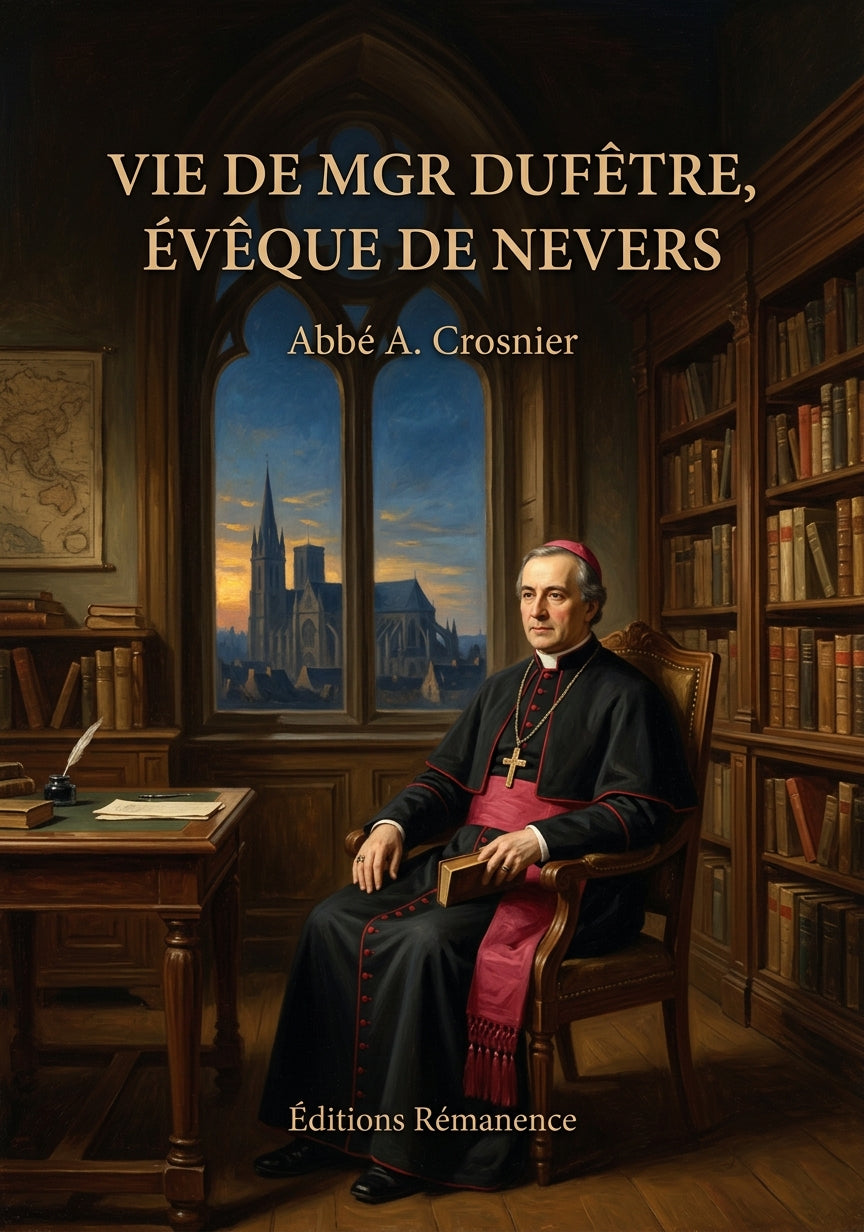 Vie de Mgr Dufêtre, évêque de Nevers - Abbé A. Crosnier (Couverture)