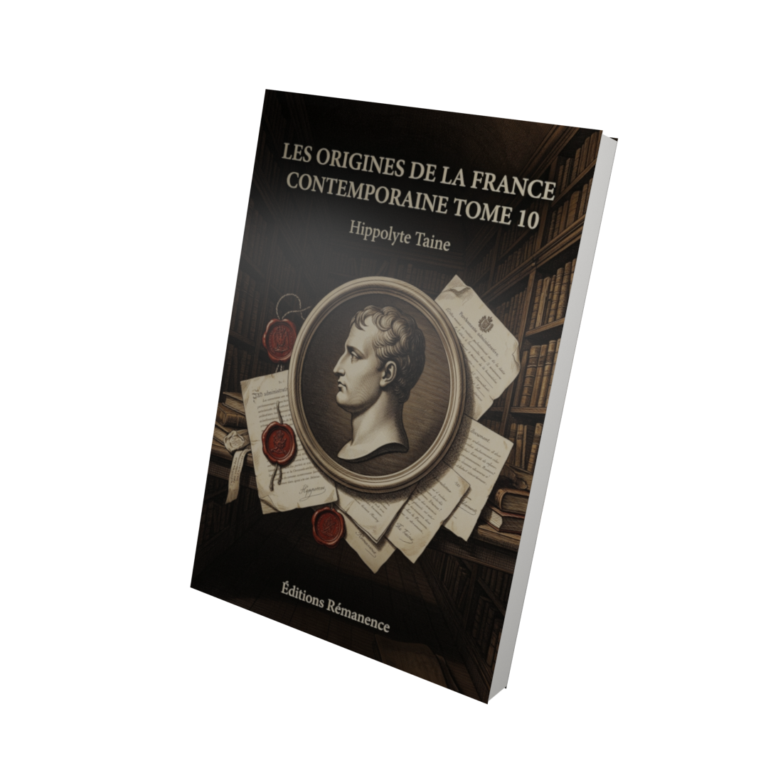 Les origines de la France contemporaine Tome 10 - Hippolyte Taine (Vue 3D)