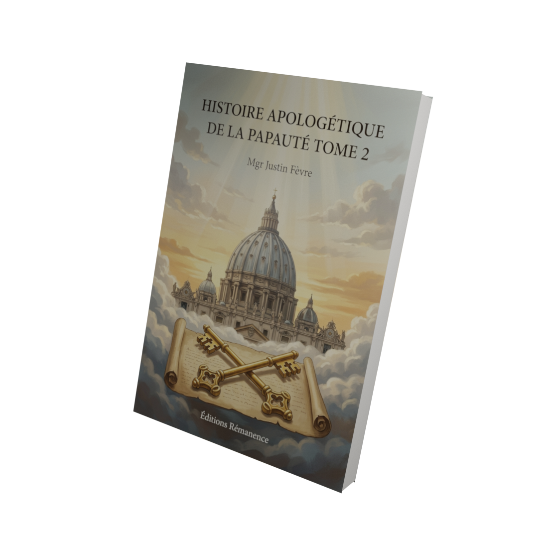 Histoire apologétique de la papauté Tome 2 - Mgr Justin Fèvre (Vue 3D)
