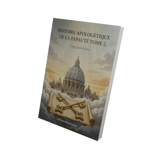 Histoire apologétique de la papauté Tome 2 - Mgr Justin Fèvre (Vue 3D)